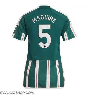 Manchester United Harry Maguire #5 Seconda Maglia Femmina 2023-24 Manica Corta